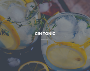 Gin tonic clásico