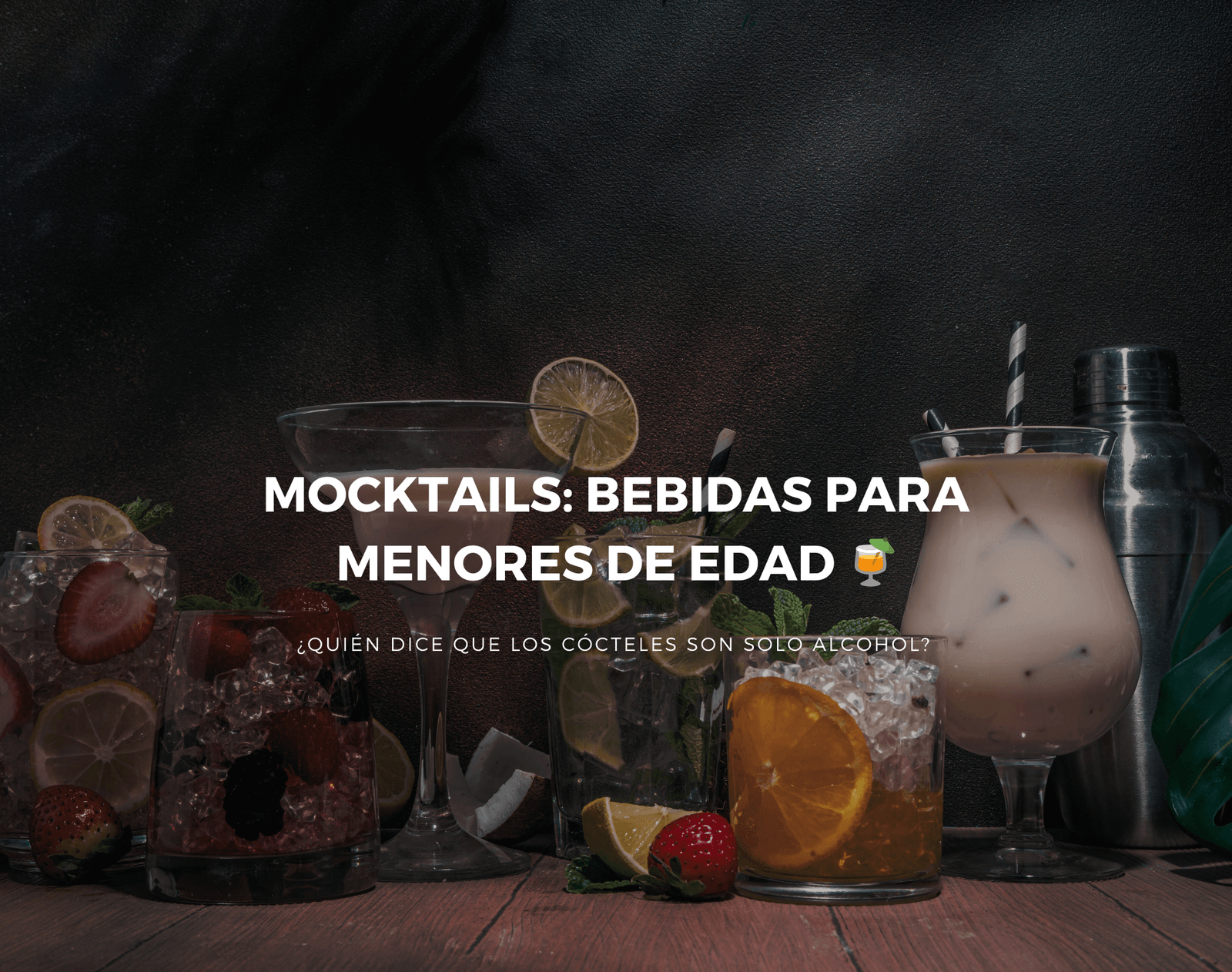 Mocktails para niños: Bebidas divertidas y saludables.